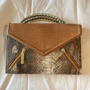 Olivia + Joy Snakeskin Purse
